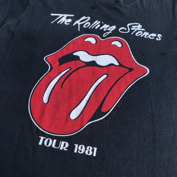 Vintage Rolling Stones 1981 Original Band Tee - Picture 2 of 5